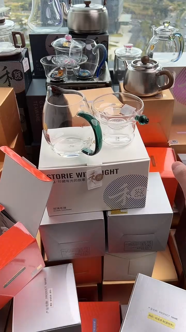 @@禾器晶彩澄然墨绿色+润茗茶漏墨绿
