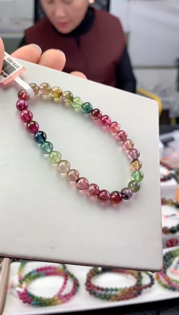 未镶嵌手串碧玺 多样性发一条