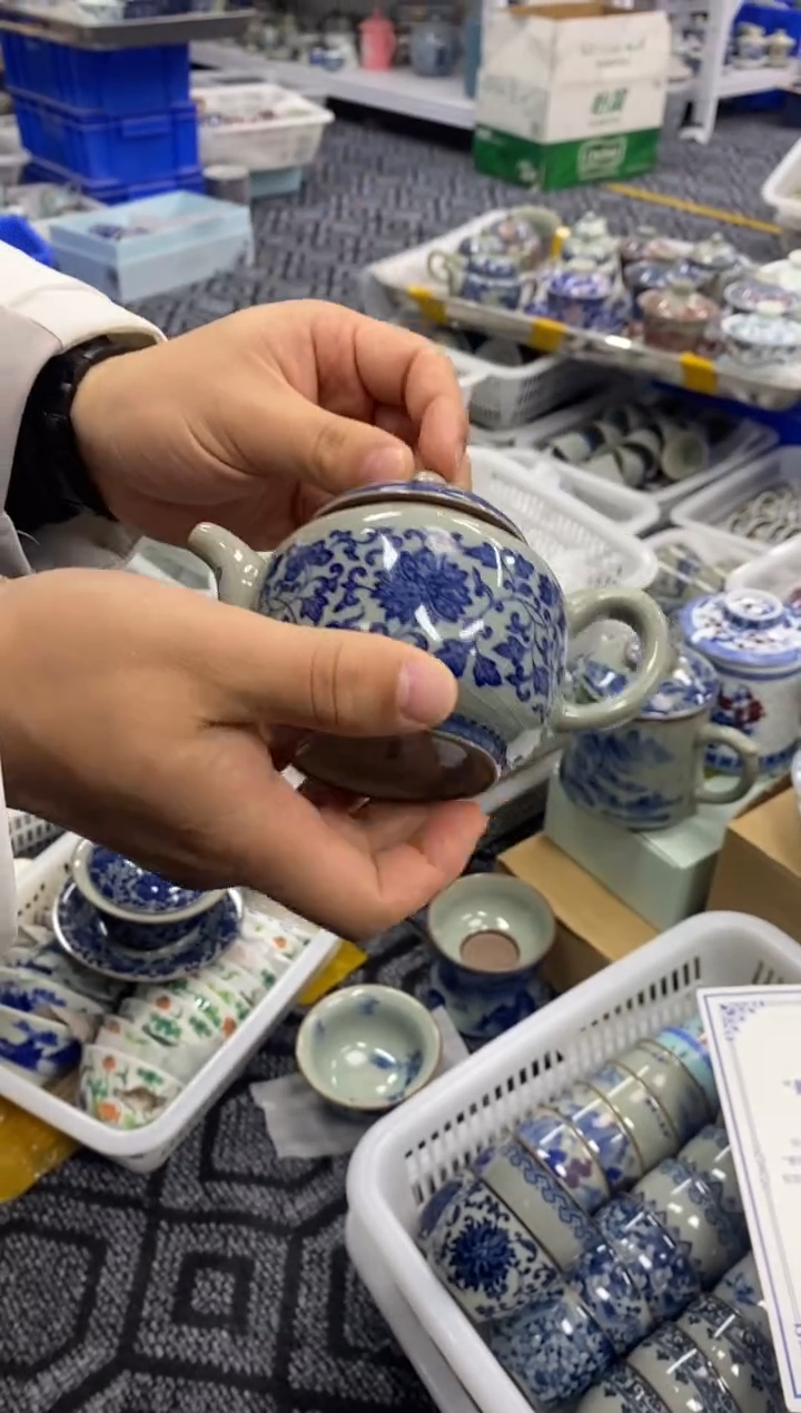 摆件陶景德陶瓷茶具容量约260