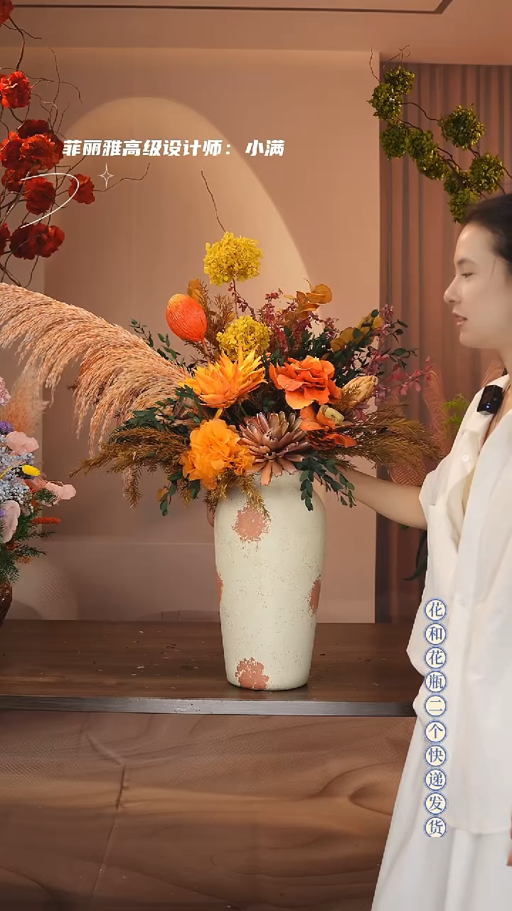 图片款花：单花束+花瓶
