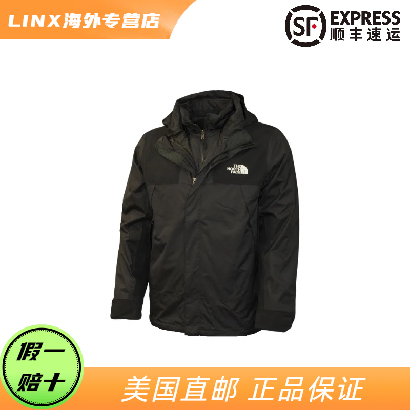 THE NORTH FACE/北面 · Bandon Triclimate男士羽绒三合一冲锋衣