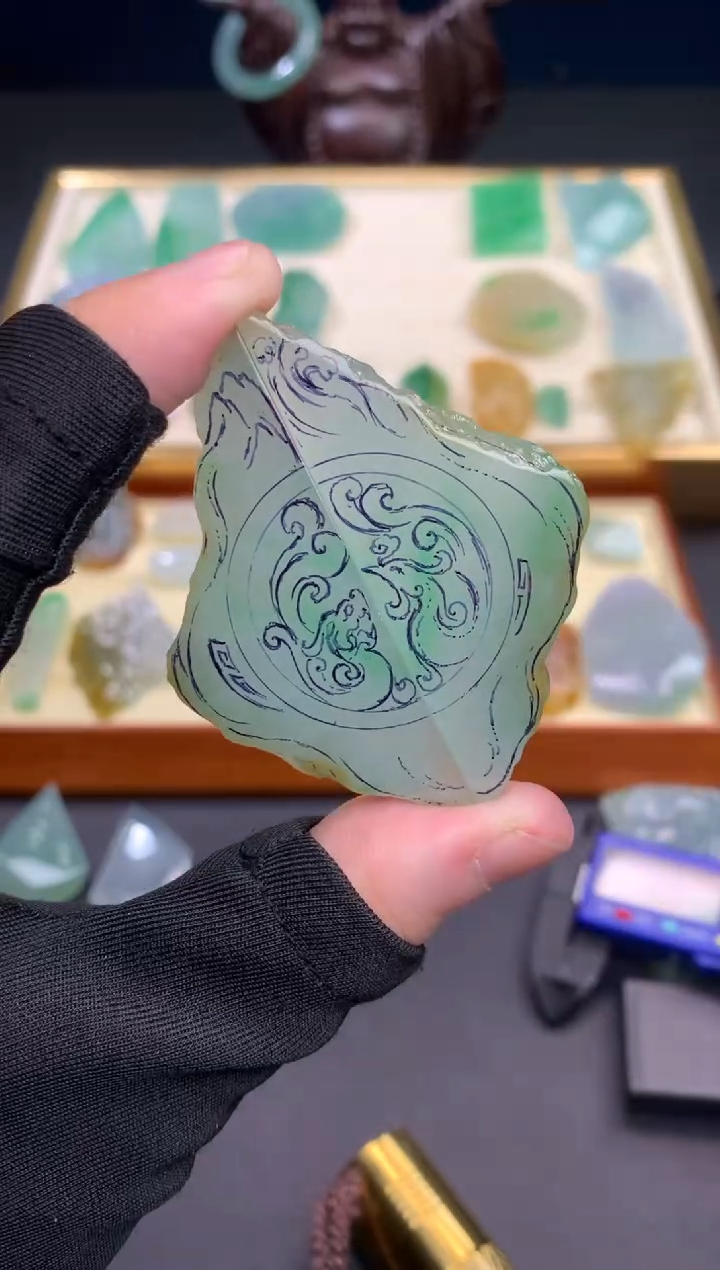 未镶嵌定制翡翠天然翡翠裸石（包工）