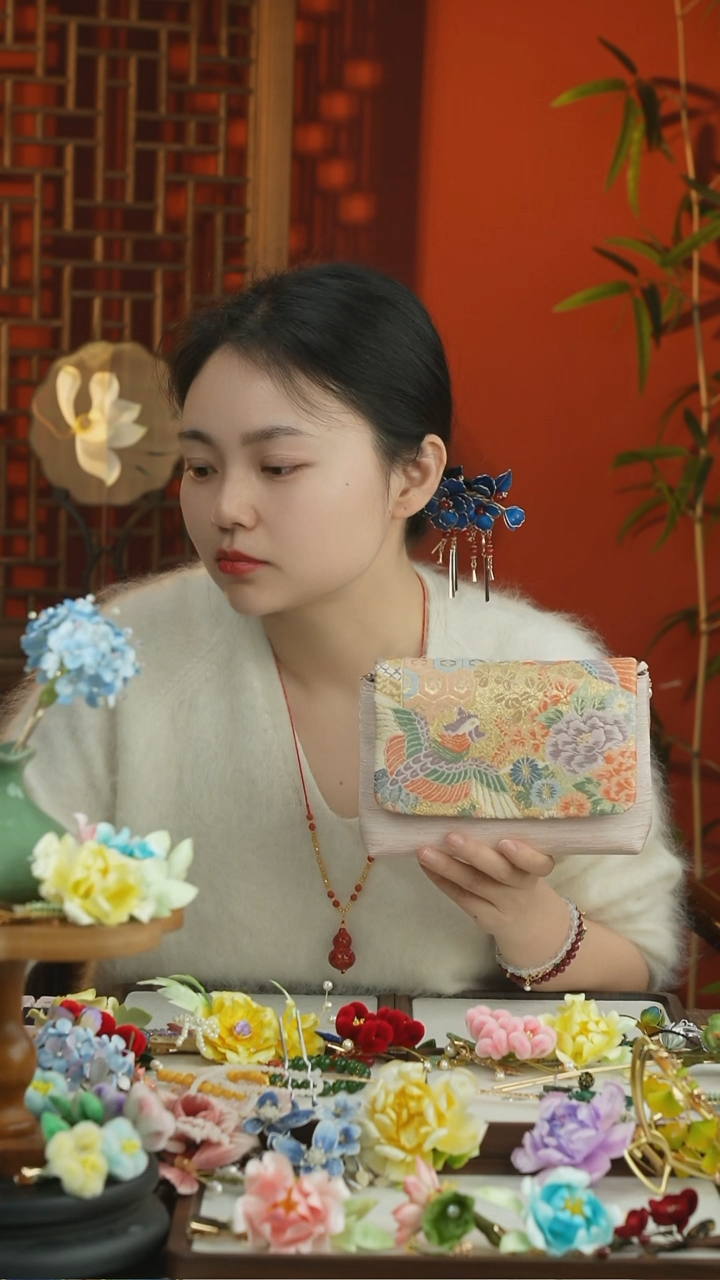 刺绣闪购纯手工非遗国风饰品