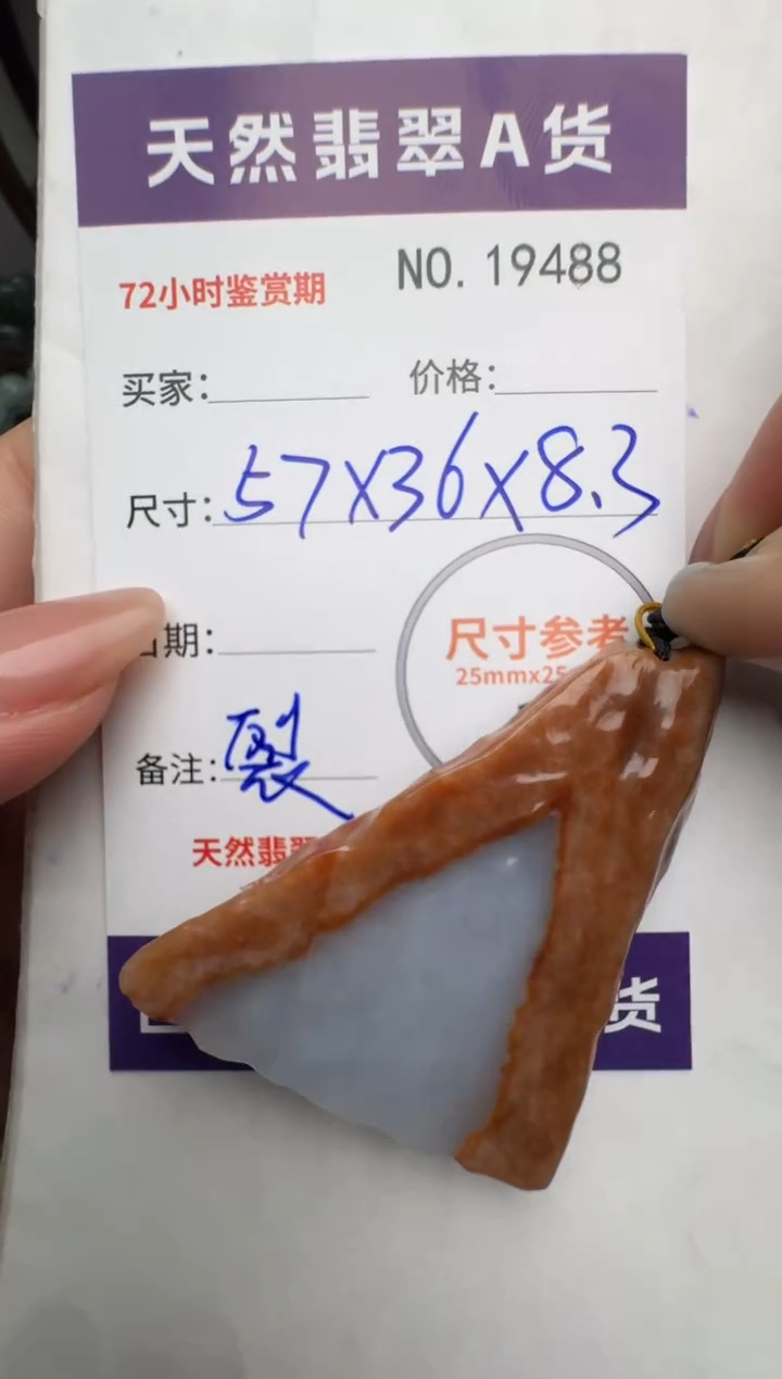 【闪购商品】翡翠颈饰未镶嵌翡翠19488