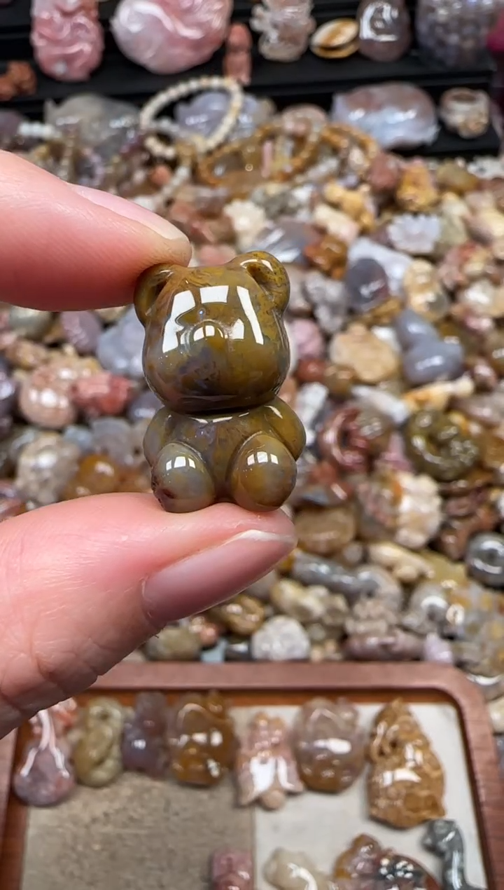 颈饰未镶嵌硅化珊瑚（珊瑚玉）646