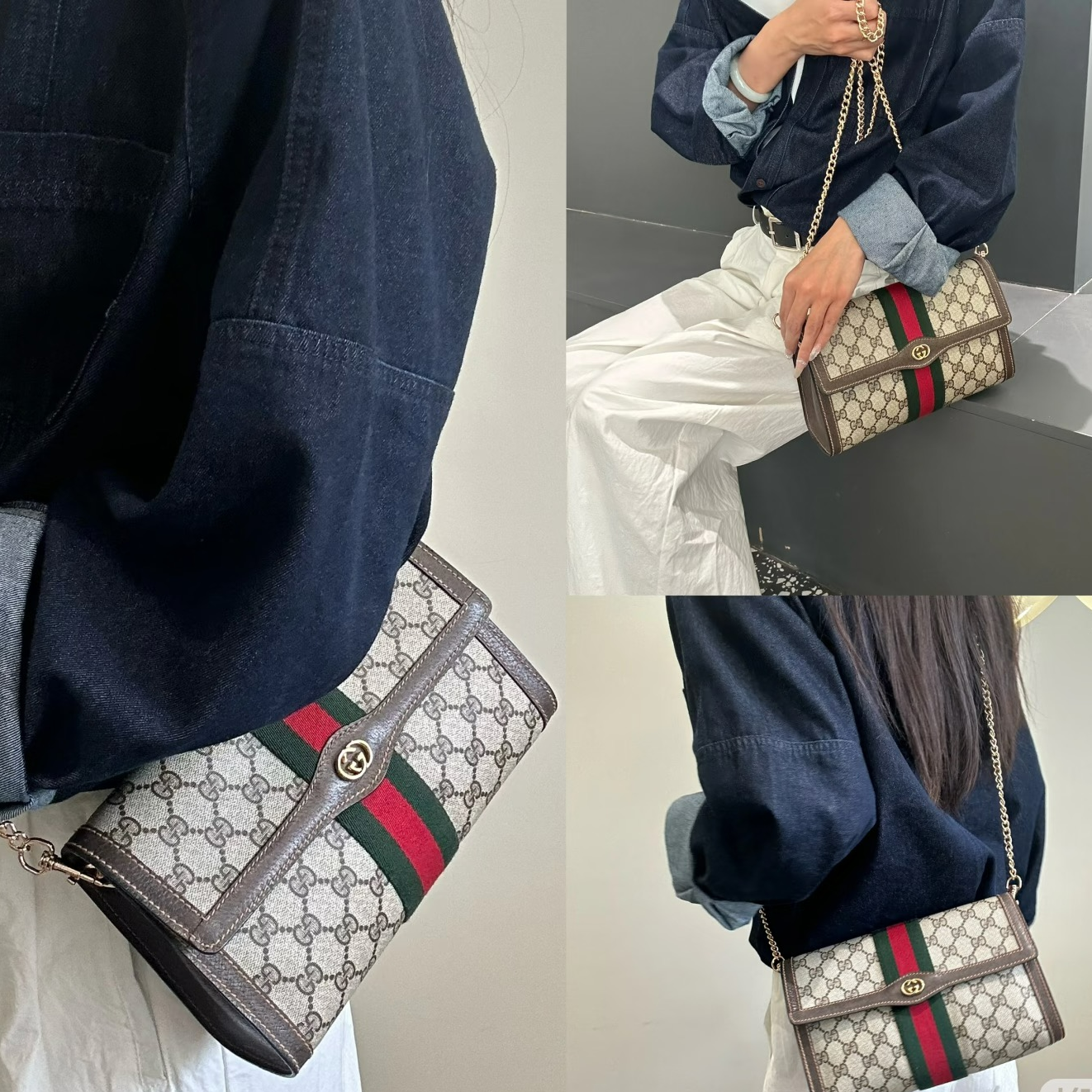 95新 GUCCI/古驰 暮野奢品/古驰斜挎包/07025