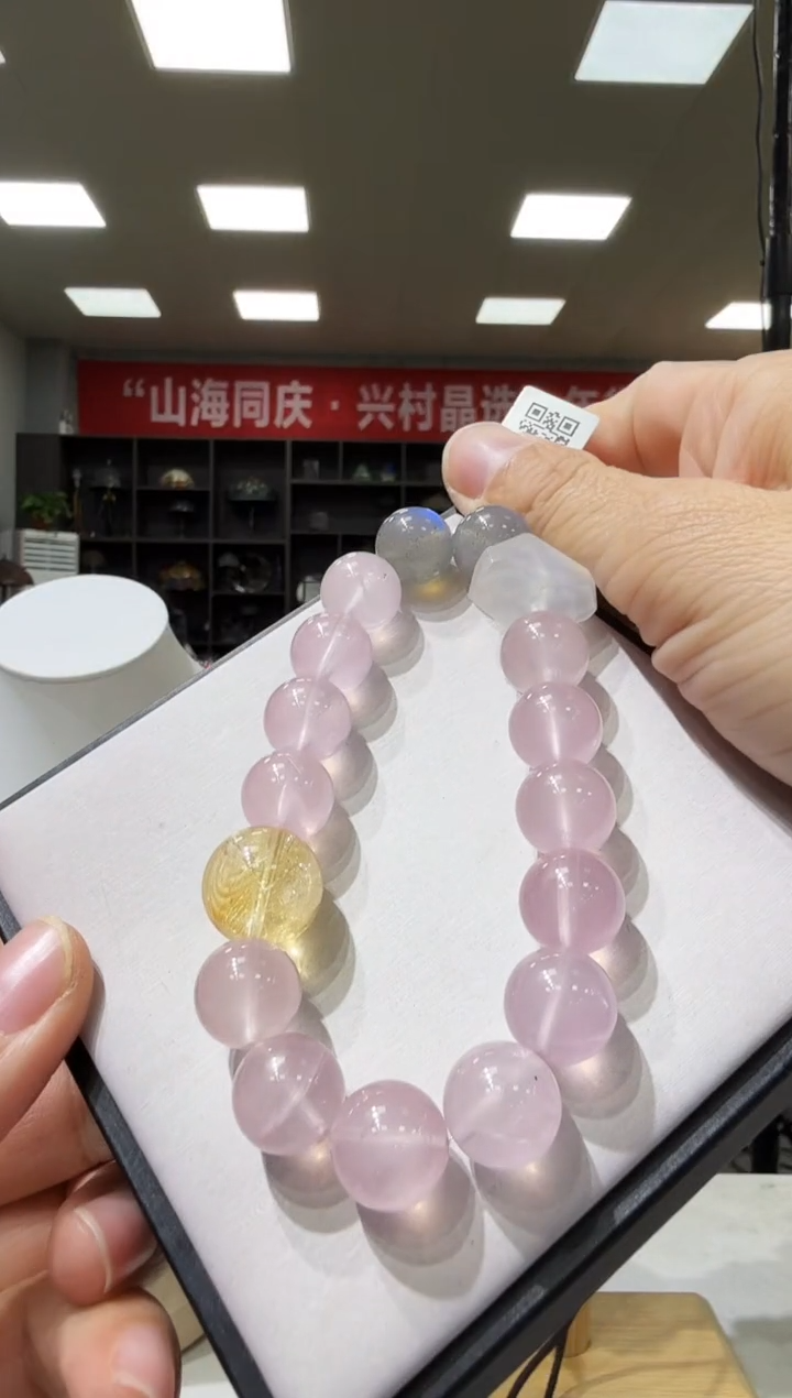 未镶嵌手链水晶优0366 约12mm