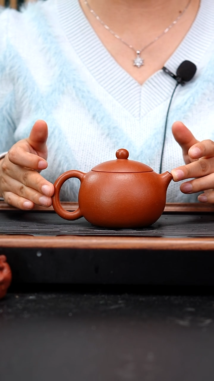 茶壶紫砂全手工黄龙山朱泥西施230cc高