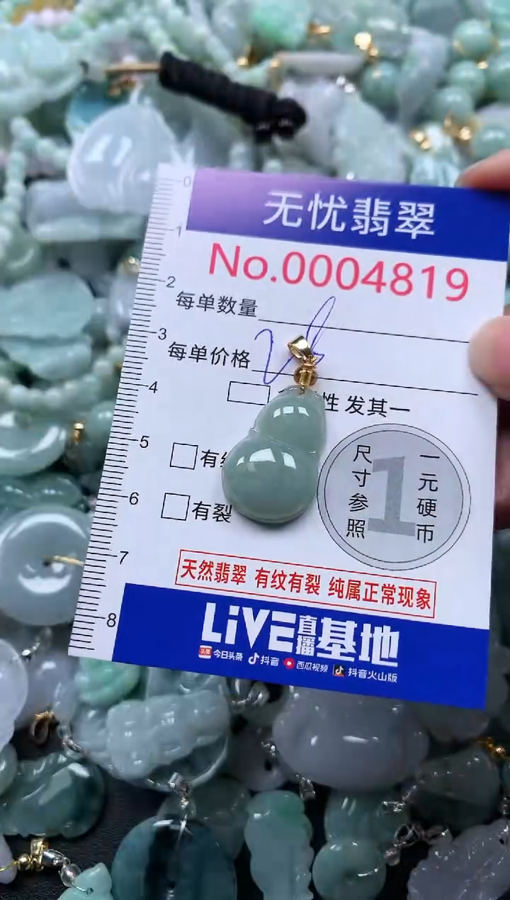 颈饰未镶嵌翡翠4819