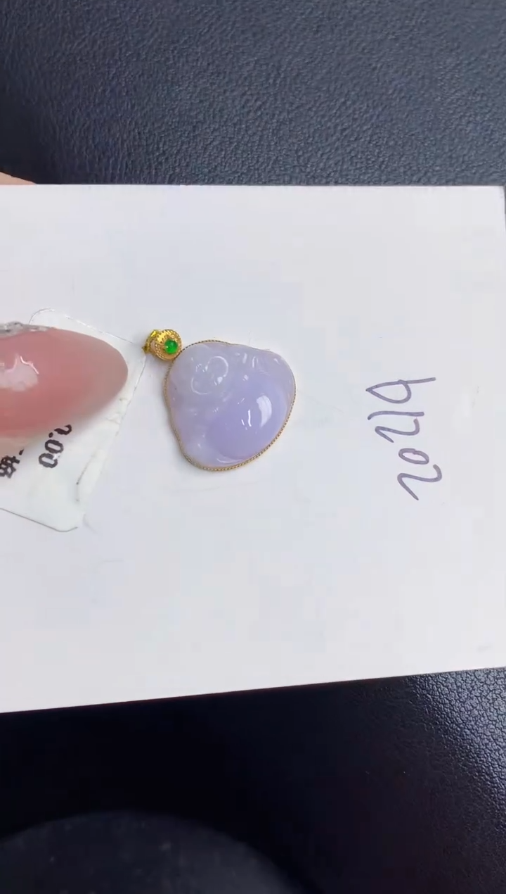 【闪购商品】翡翠颈饰18K金镶嵌000000000