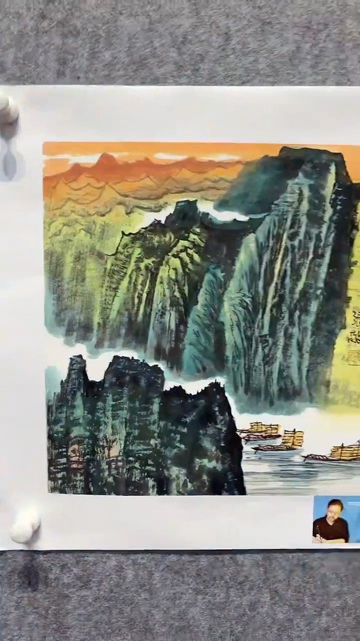 国画张敬国画作品1pc