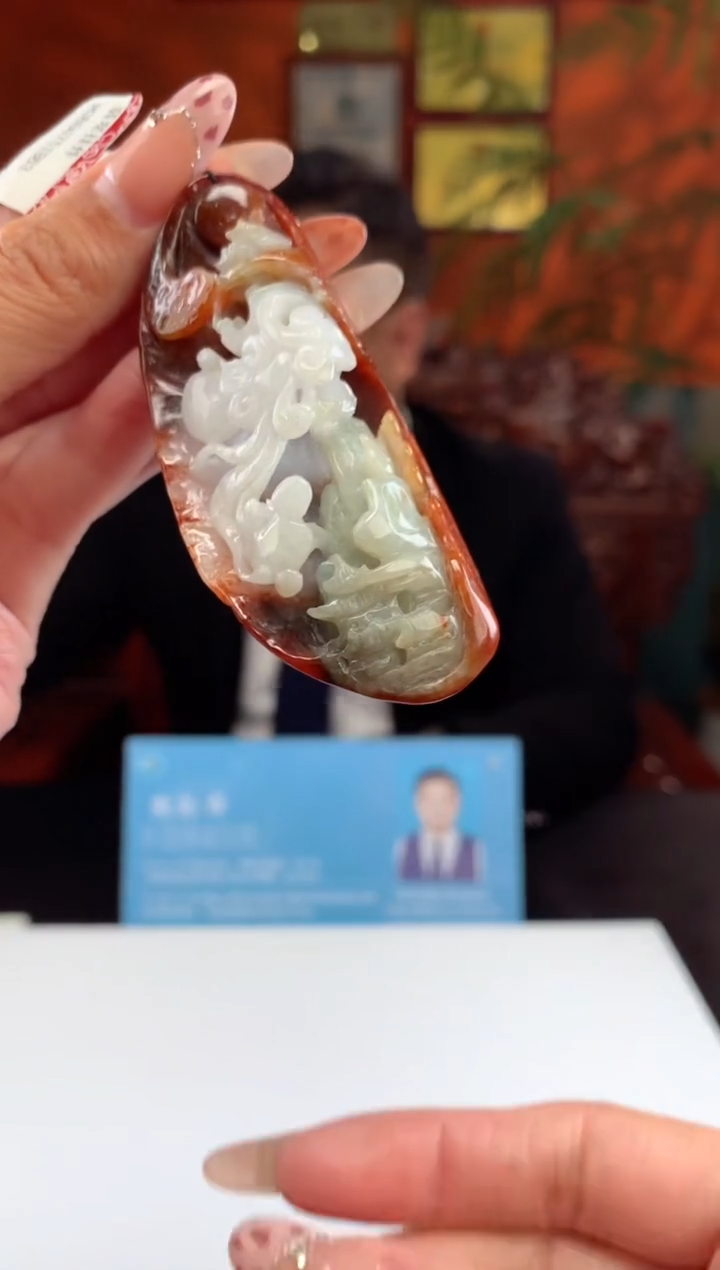 【闪购商品】定制翡翠未镶嵌挂件发货（拍一发一）