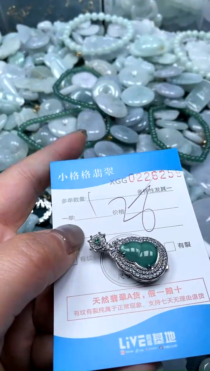 翡翠未镶嵌颈饰闪购商品0226259