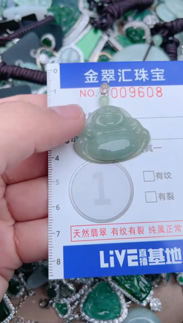 【闪购商品】翡翠颈饰未镶嵌9608.1..