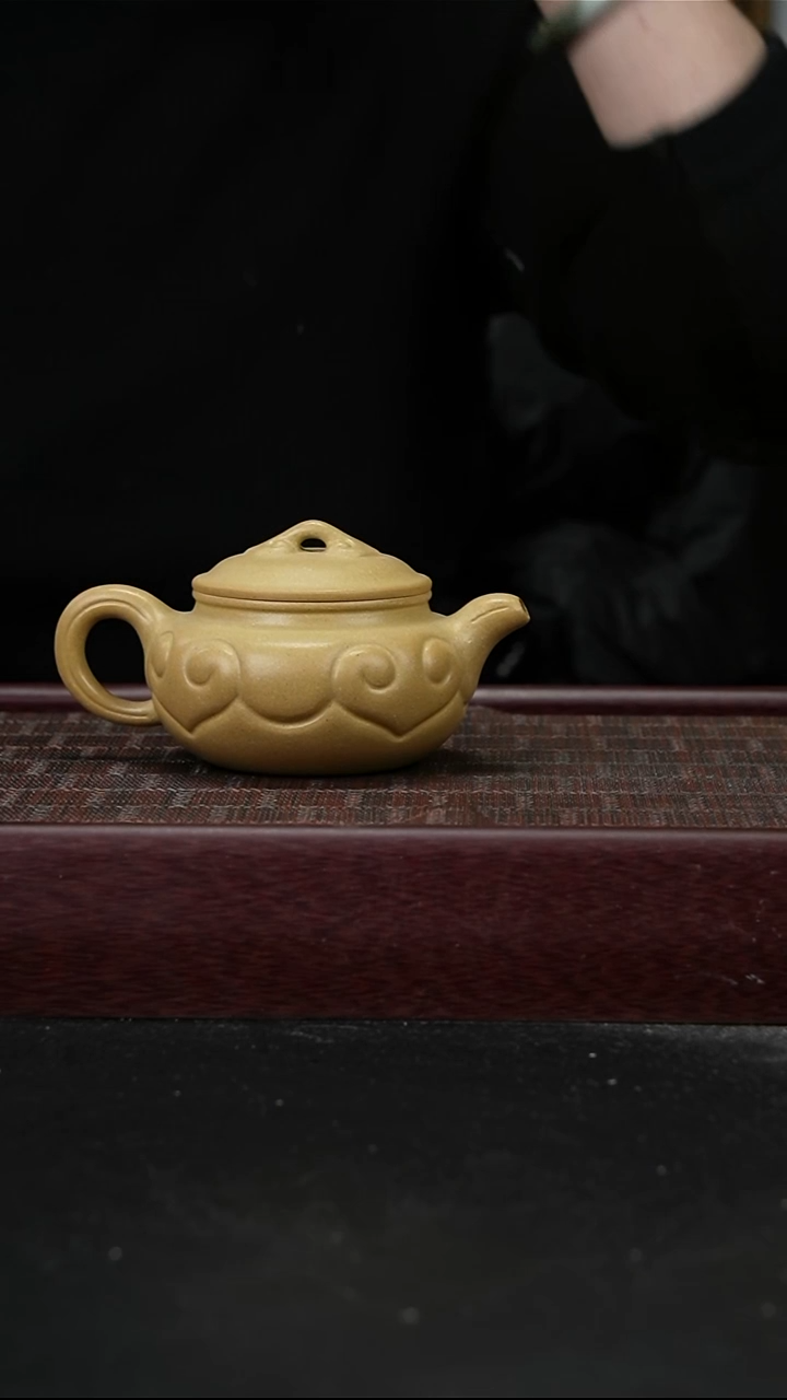 茶壶紫砂zq本绿如意仿古