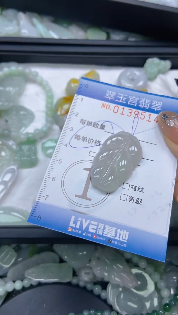 翡翠未镶嵌颈饰闪购0139514