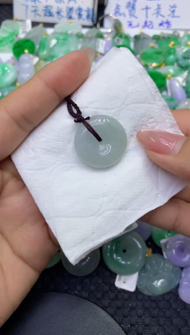 颈饰未镶嵌翡翠天然缅甸A货翡翠