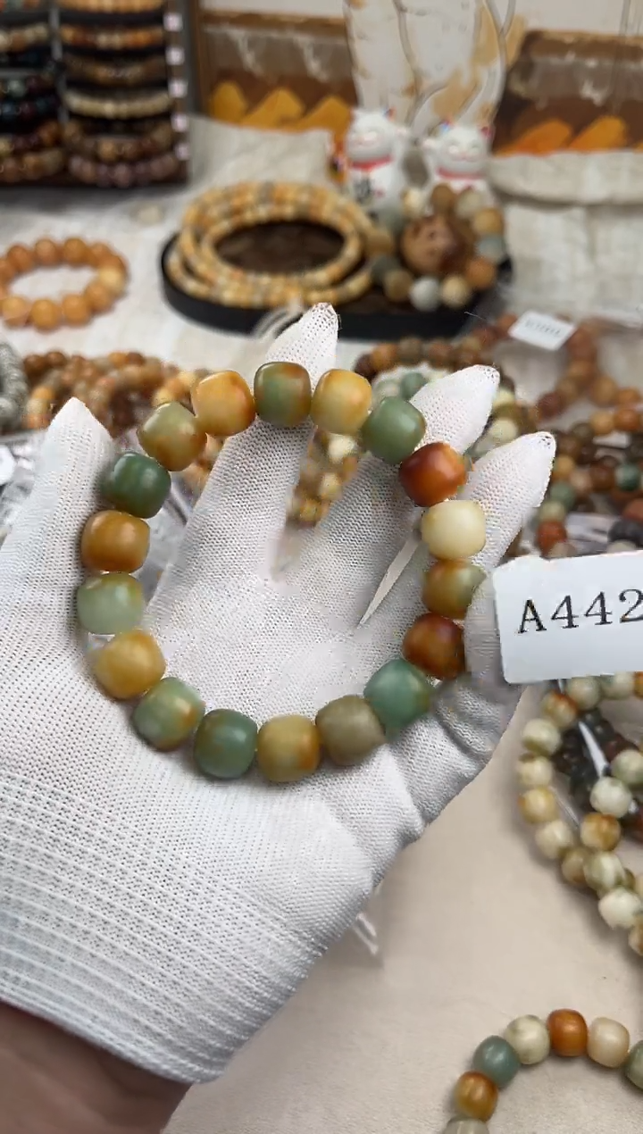 手串菩提根/象牙果咩**?a442卡14 干磨糖壳