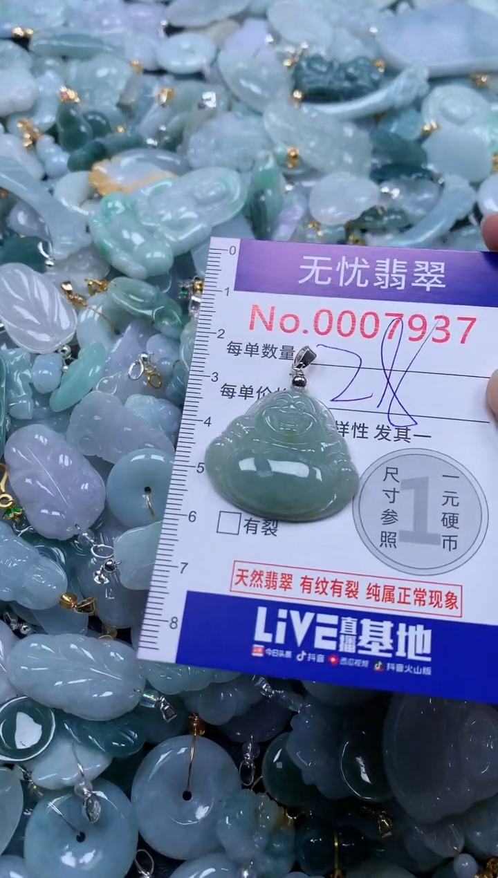 颈饰未镶嵌翡翠7927