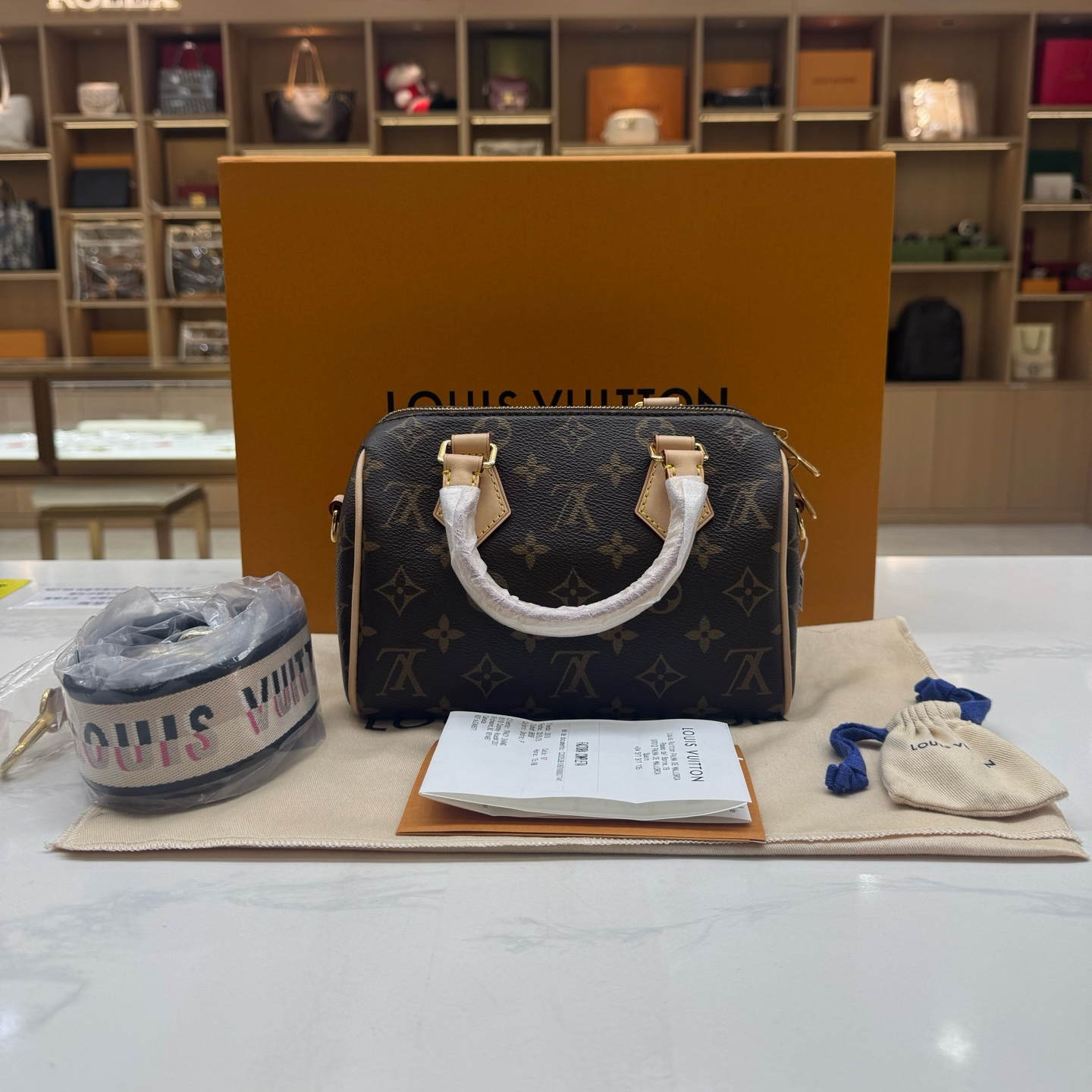 99新 LouisVuitton/路易威登  Speedy Bandoulière 