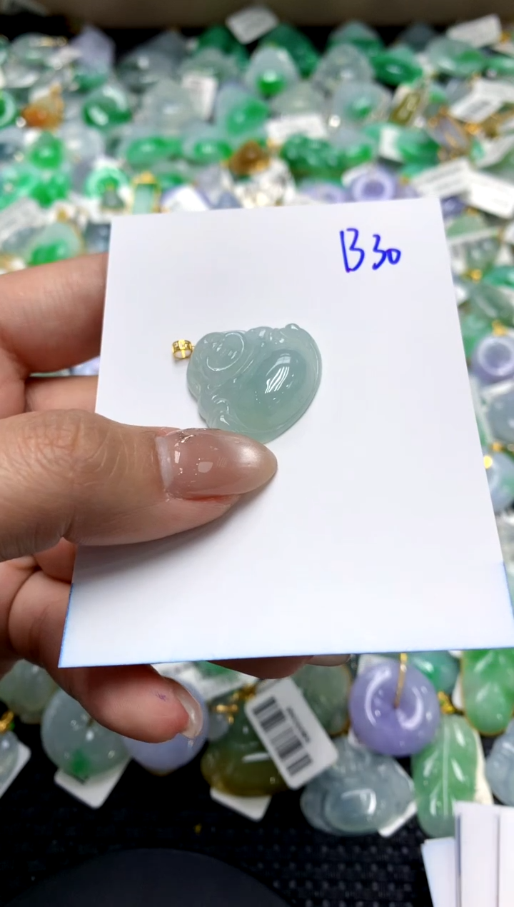 【闪购商品】翡翠颈饰18K金镶嵌1111111111111111