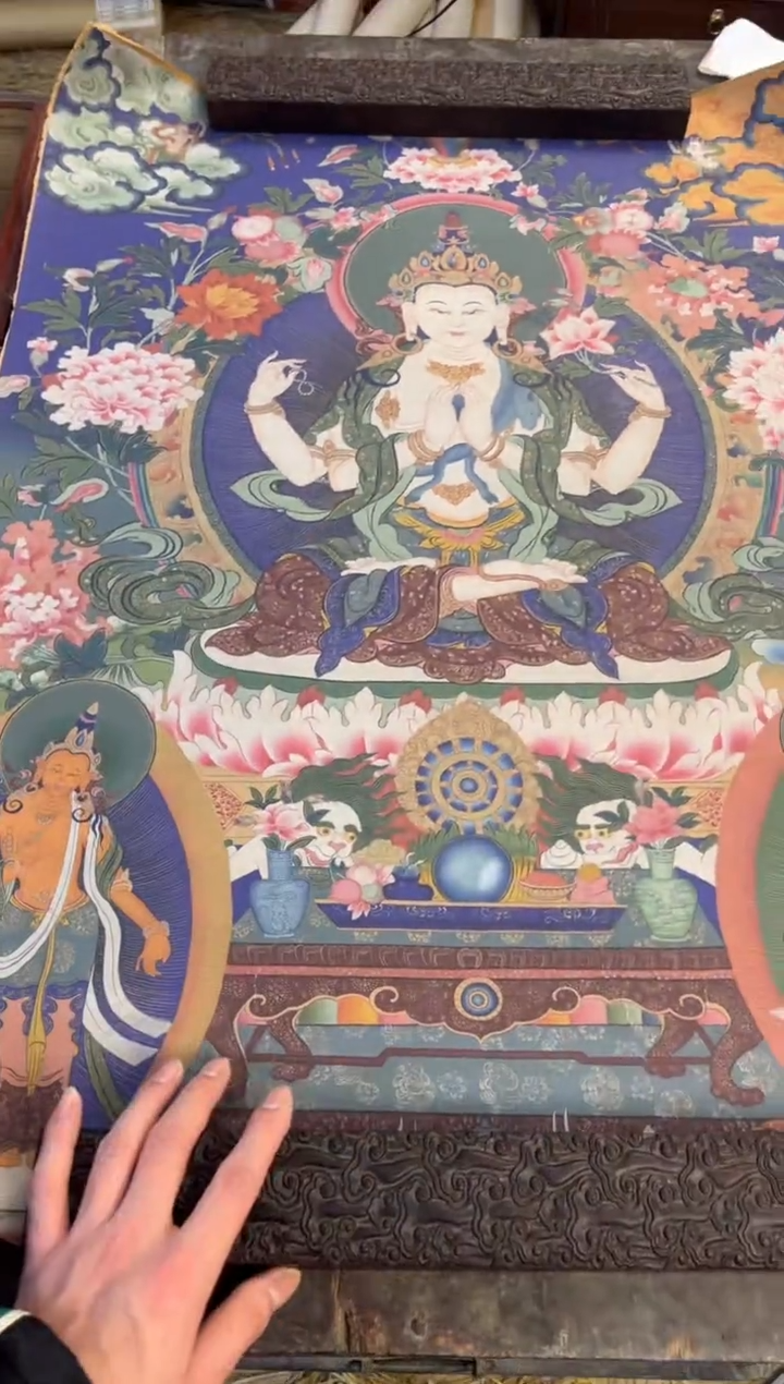 卷轴画大朱画院老六专属AA143