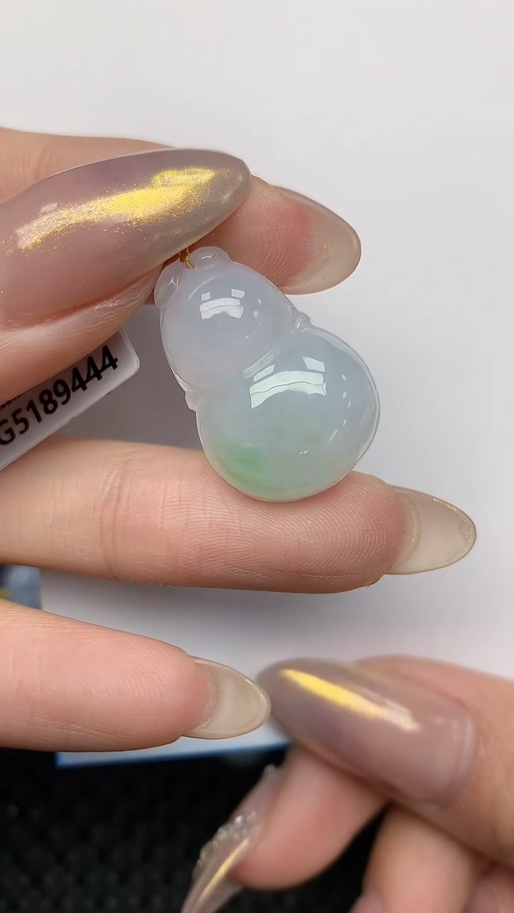 【闪购商品】翡翠颈饰18K金镶嵌 天然翡翠A货