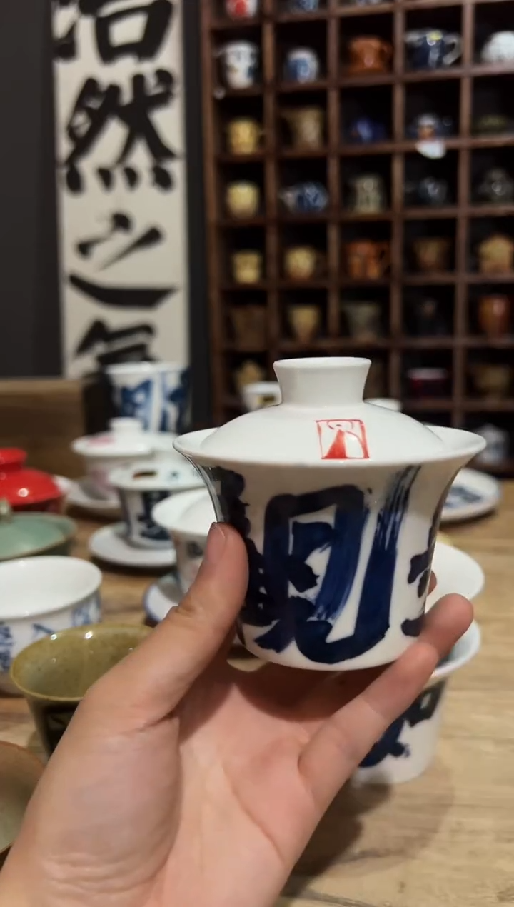 【闪购商品】观云听雨原创手绘茶具