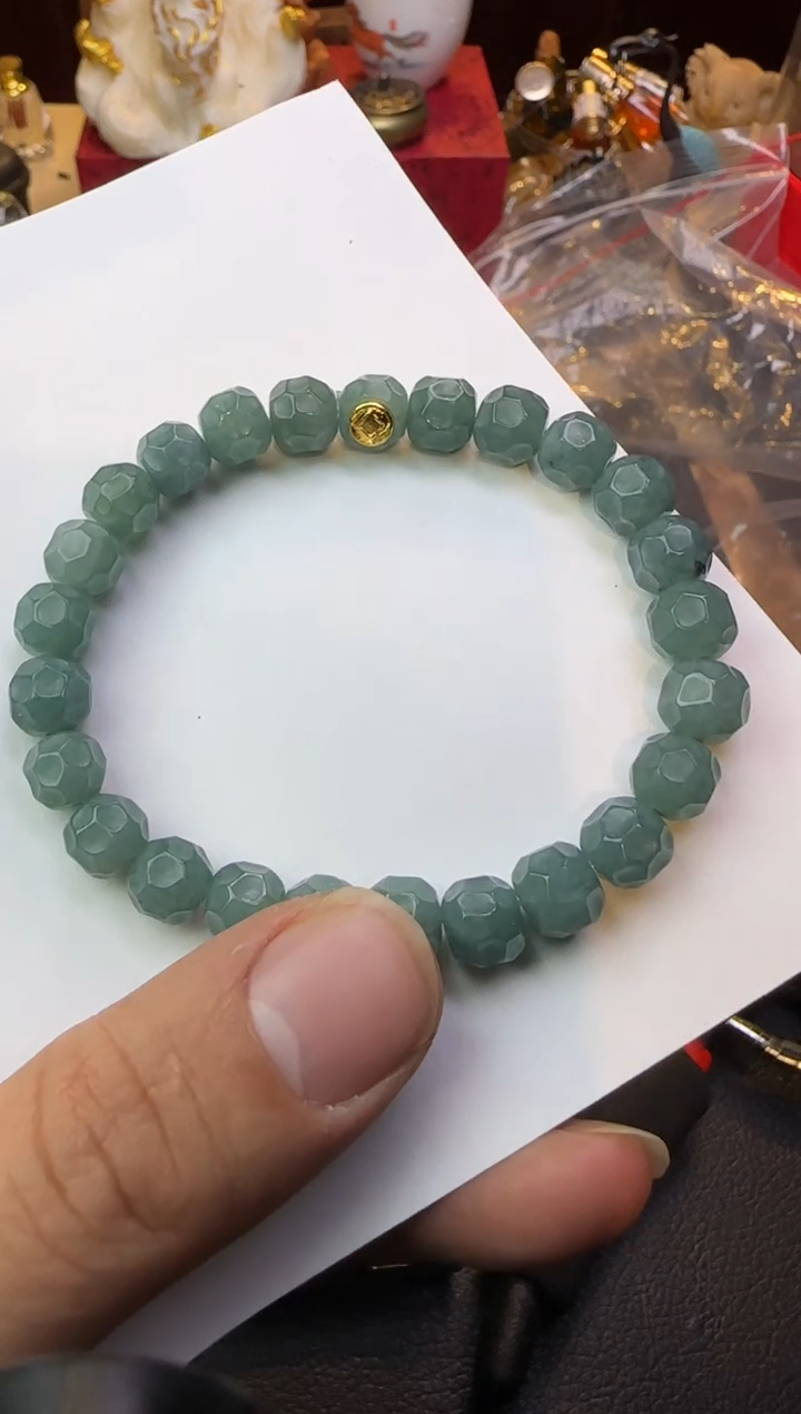 【闪购商品】翡翠手串未镶嵌翡翠无相单圈8mm