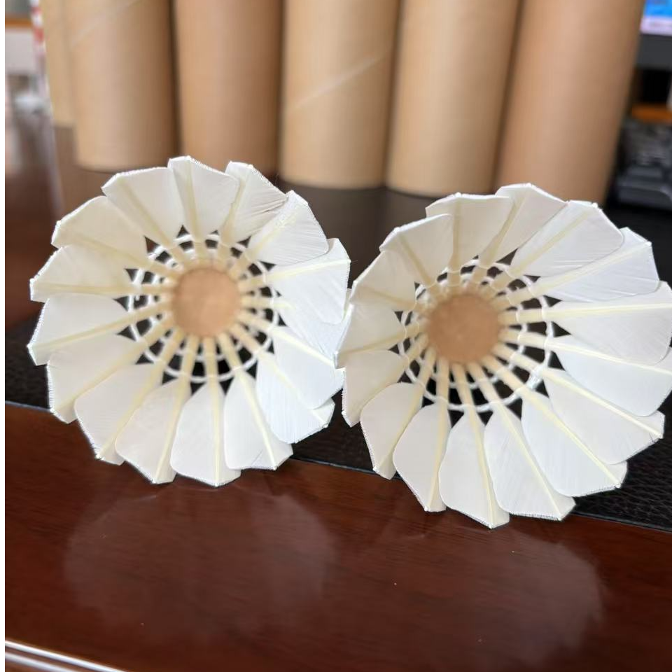 无标羽毛球鹅毛大方驼背升级版飞行耐打兼具口粮球