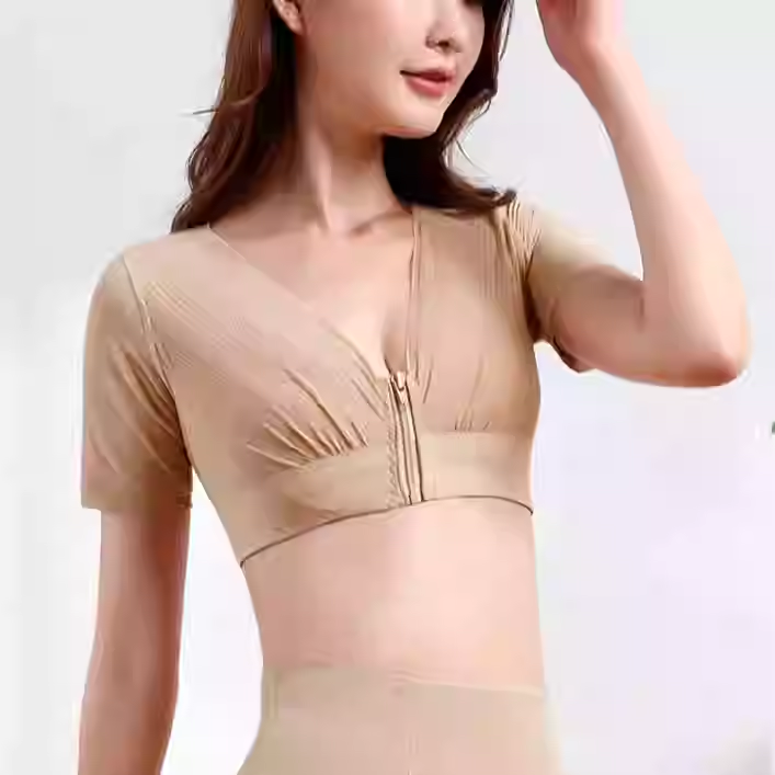 内衣背背夹包胸瘦手臂塑身衣中袖胸托塑形减拜拜肉聚拢副乳矫正