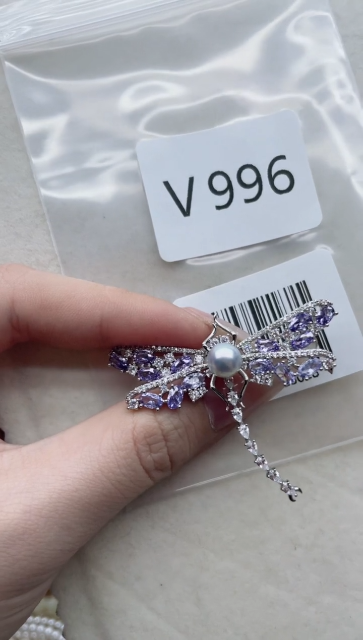 【闪购商品】海水珍珠胸针未镶嵌V996