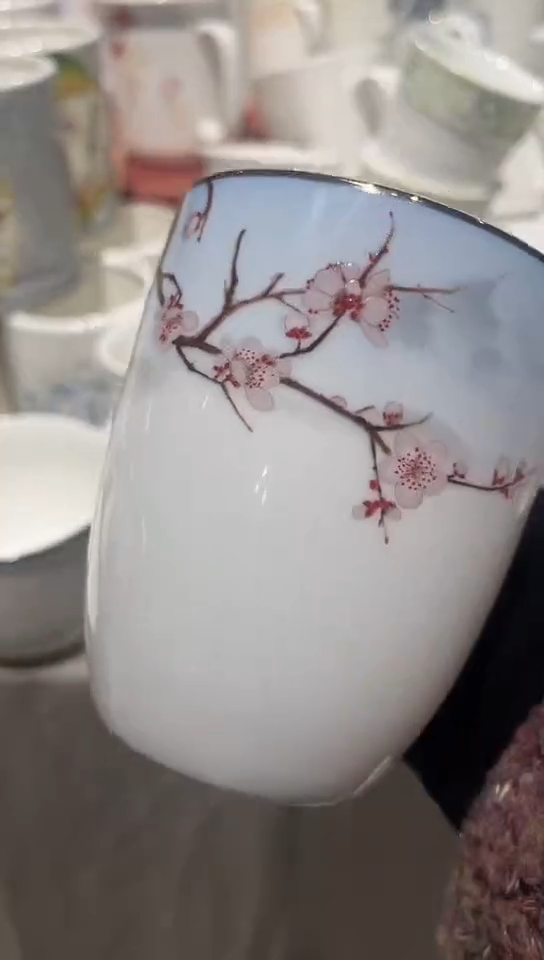 骨瓷杯子1个隆达骨瓷