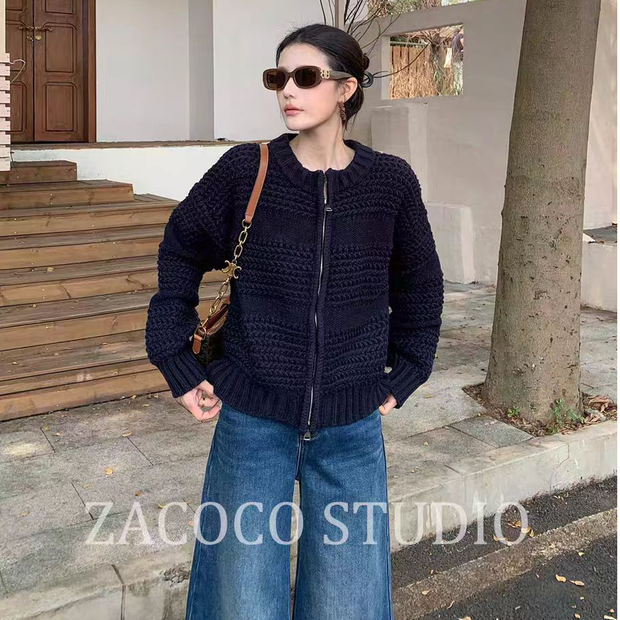 超重工~爆款!菠萝针秋冬季厚款针织毛衣~