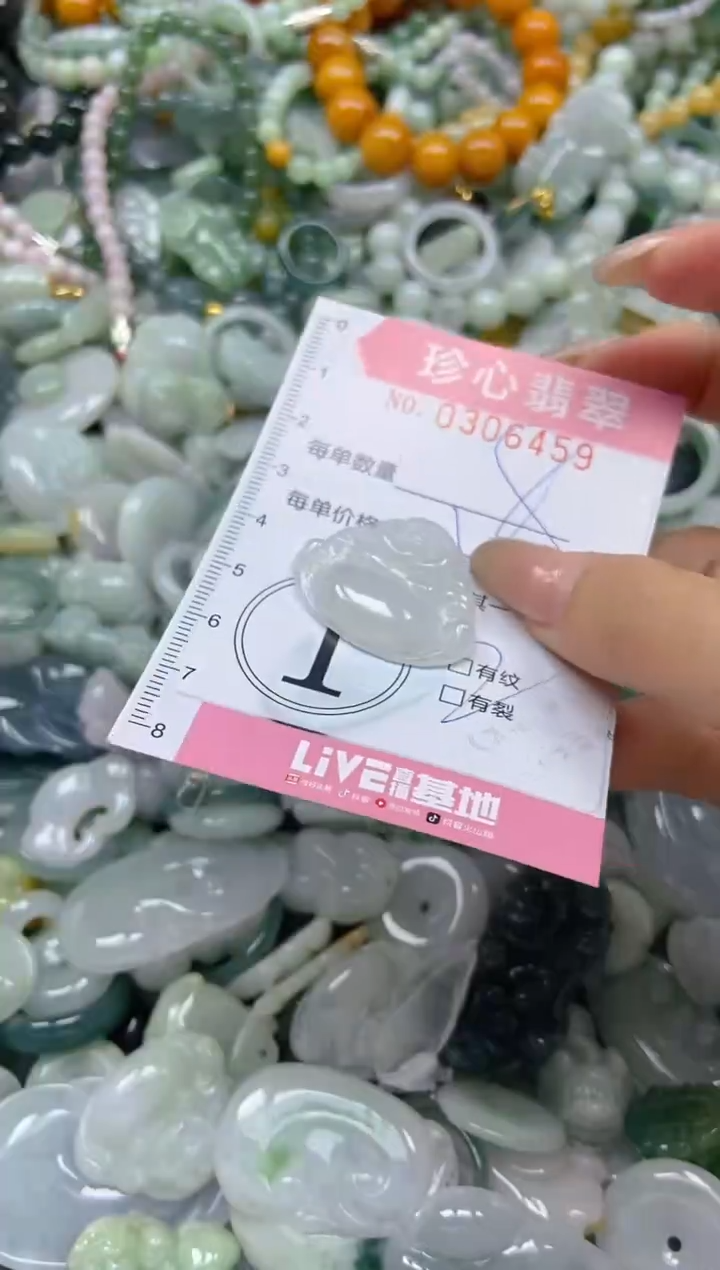 翡翠未镶嵌颈饰闪购0306459