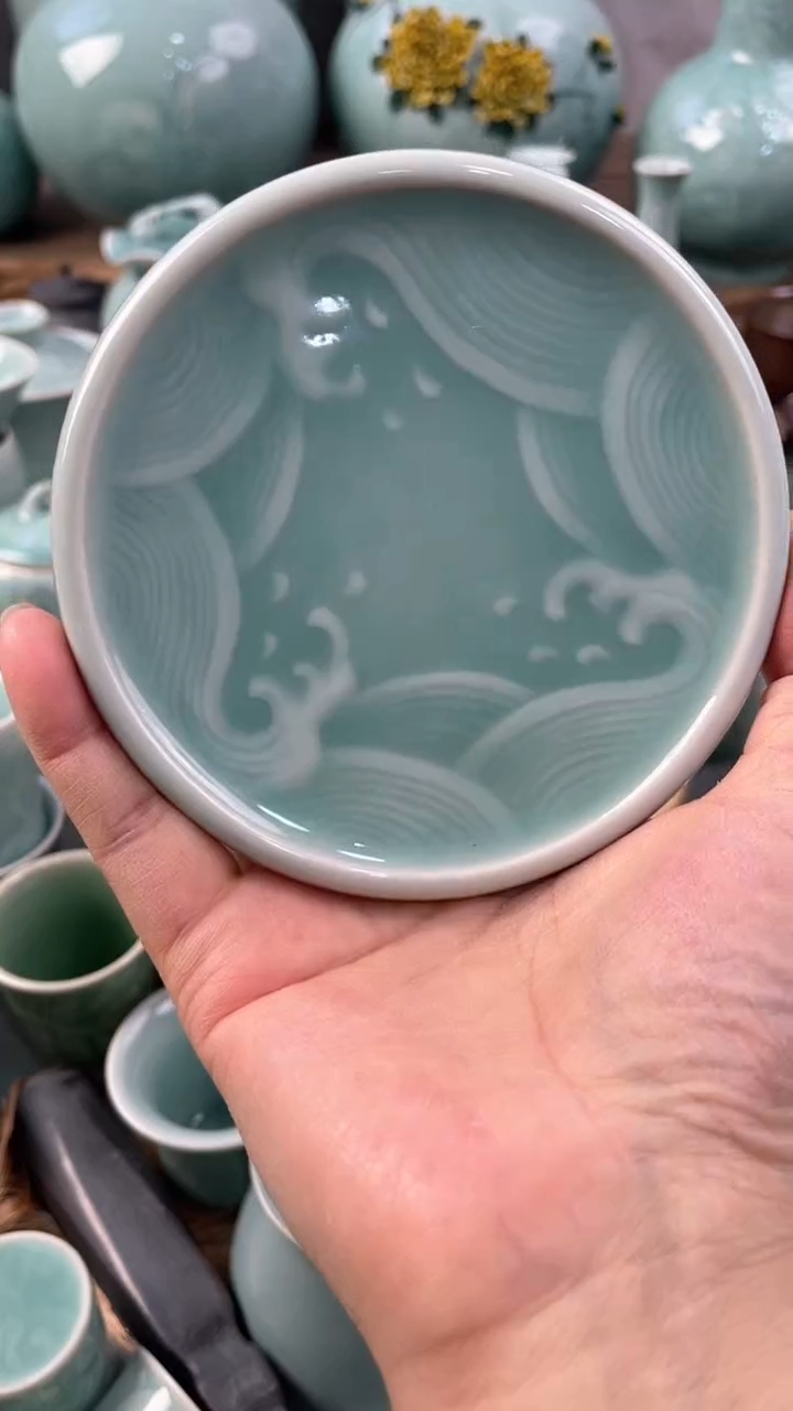 【闪购商品】特价 微瑕 慧仙青瓷
