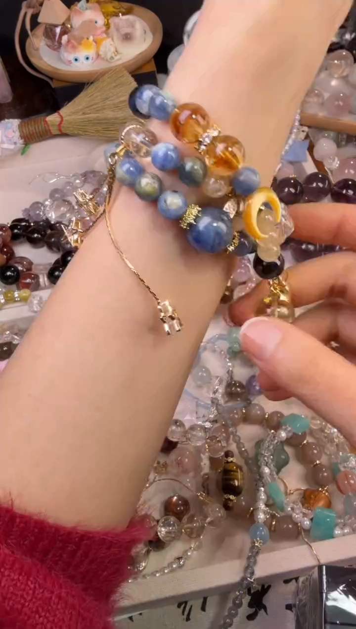 未镶嵌手链水晶多样性发货