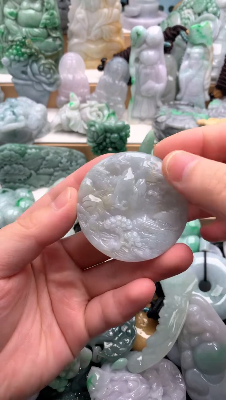吊坠(不含链)未镶嵌翡翠1