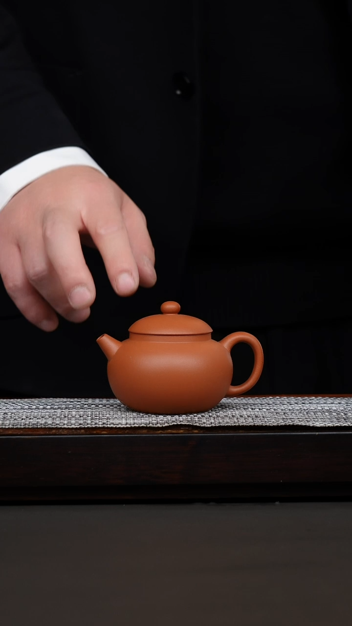 茶壶紫砂赵庄朱泥饮容