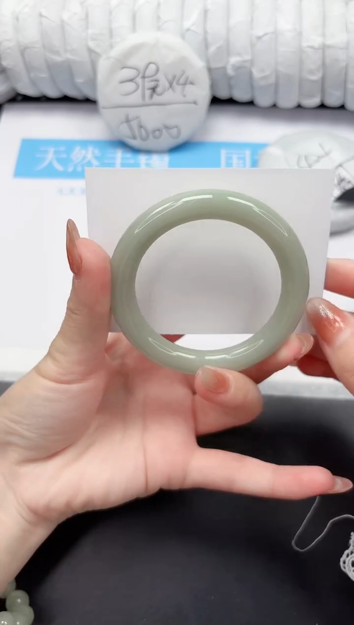 未镶嵌手镯石英质玉32-59.8DY