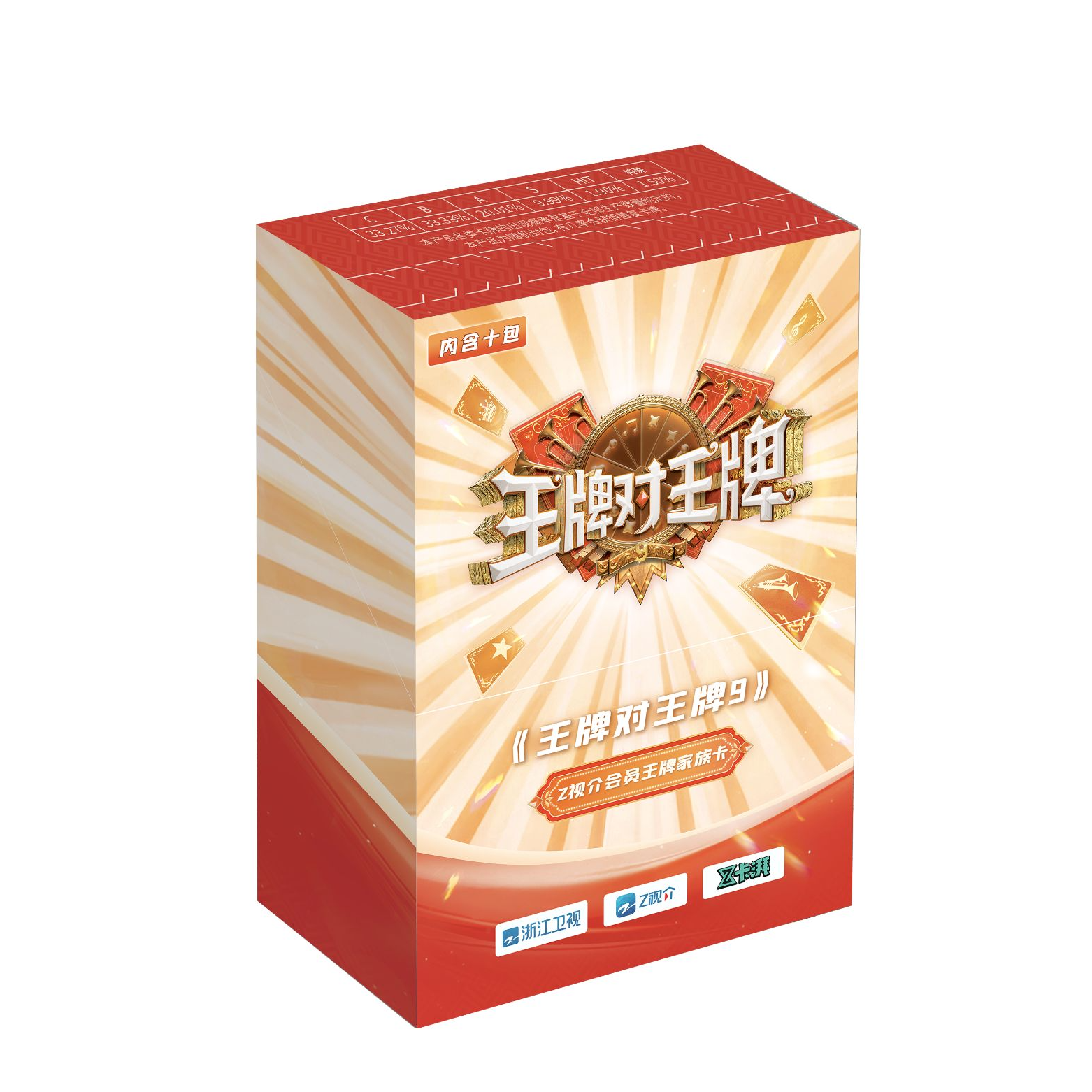 【贴贴帮拆】《王牌对王牌9》Z视介会员王牌家族卡