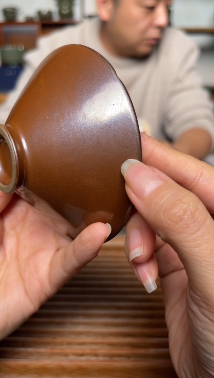 【闪购商品】其他紫金釉斗笠盏微瑕