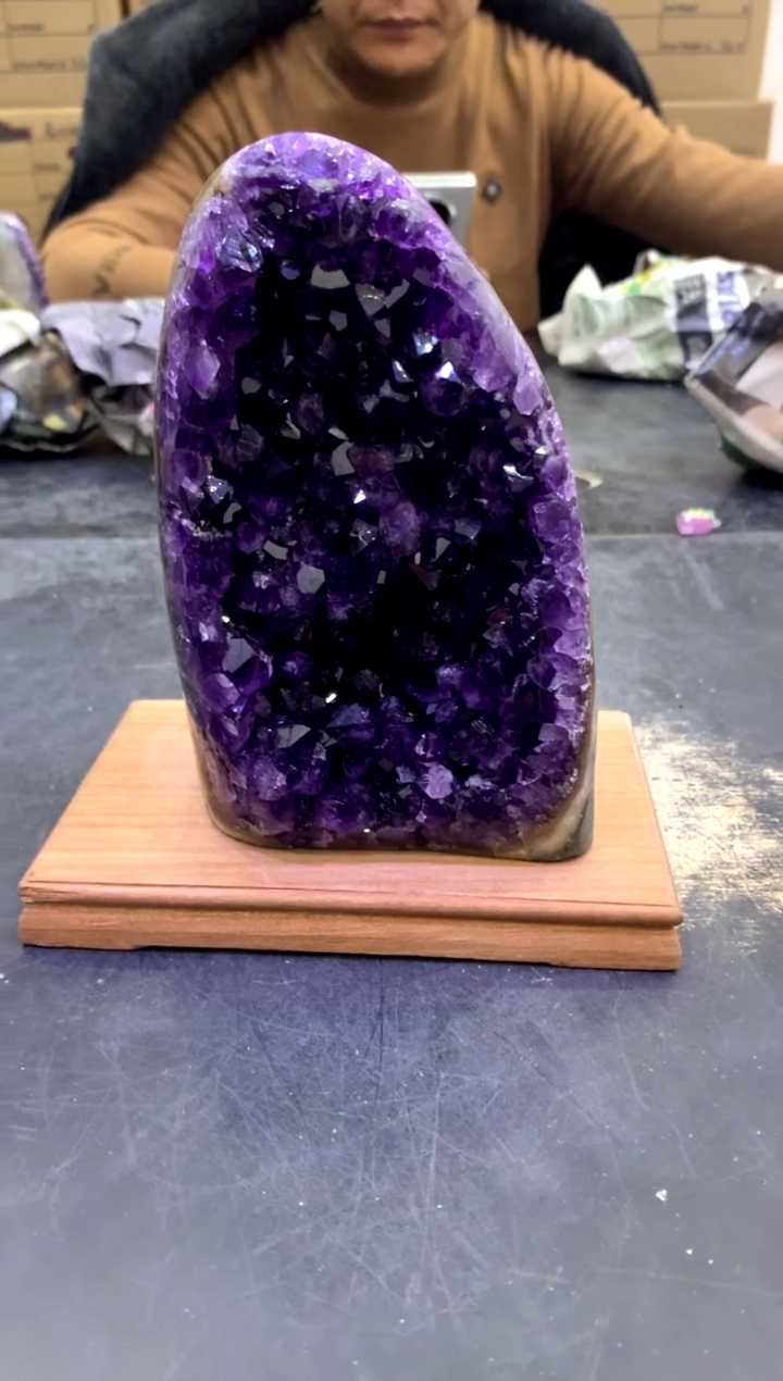 【闪购商品】水晶摆件未镶嵌天然紫水晶摆件270