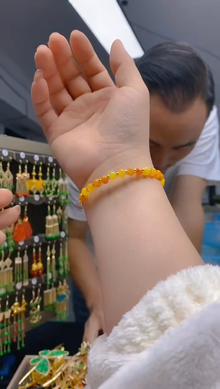 【闪购商品】翡翠耳饰合金389翡翠手镯