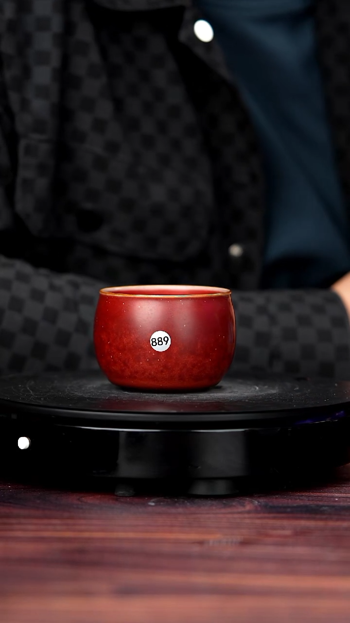 杯子瓷889#陈亚龙一级品原矿钧瓷主人杯