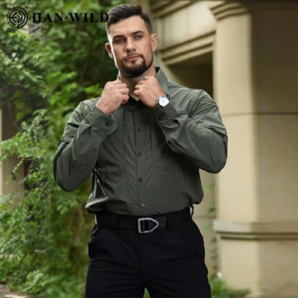 暗行者速干衬衫防泼水耐磨透气衬衣