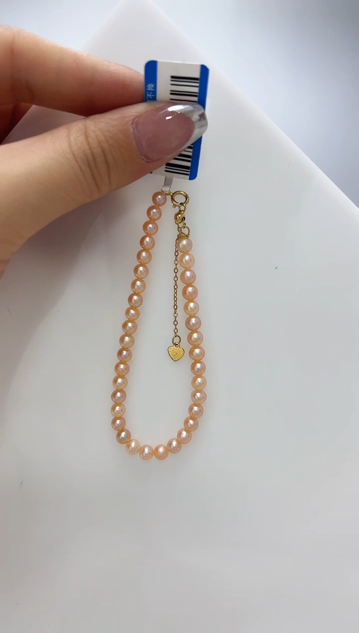 【闪购商品】淡水珍珠DA银S925镶嵌手链 D194