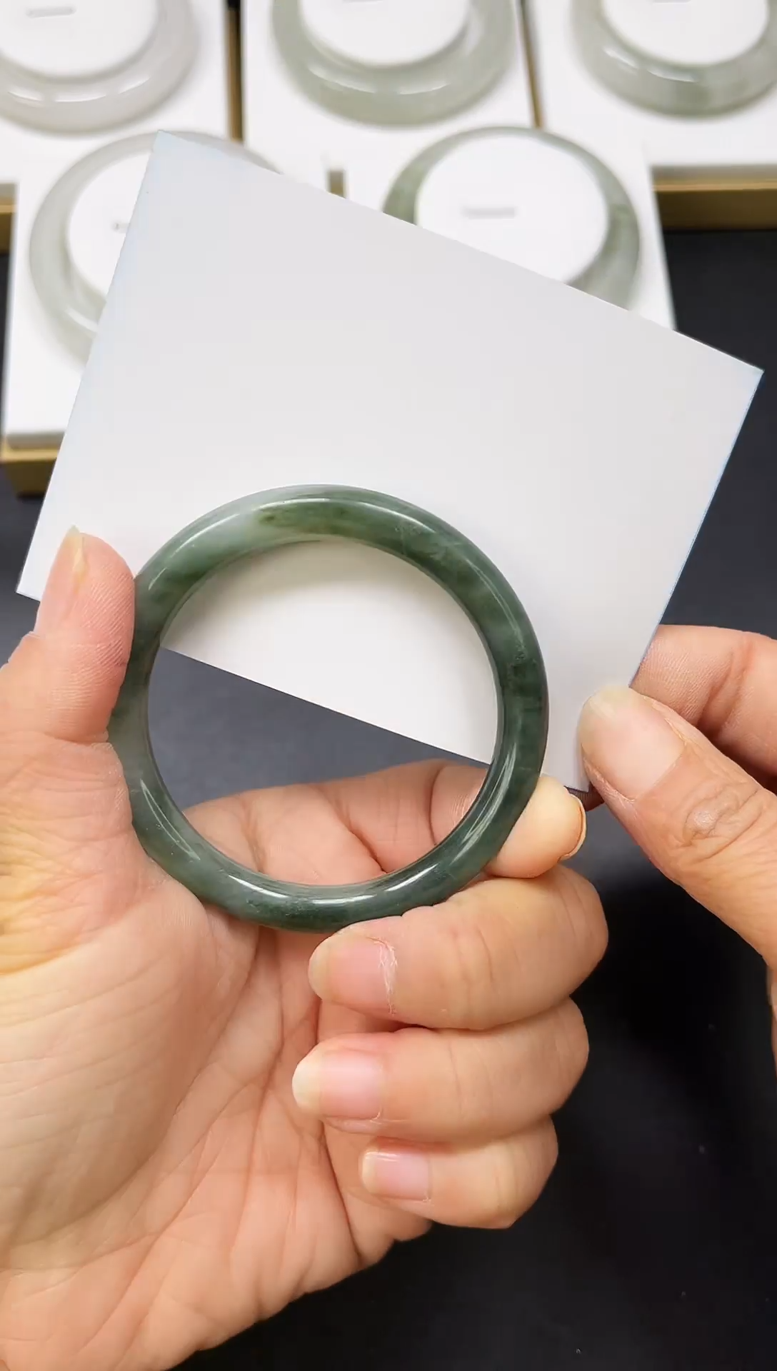 未镶嵌手镯石英质玉A92-51/52/53