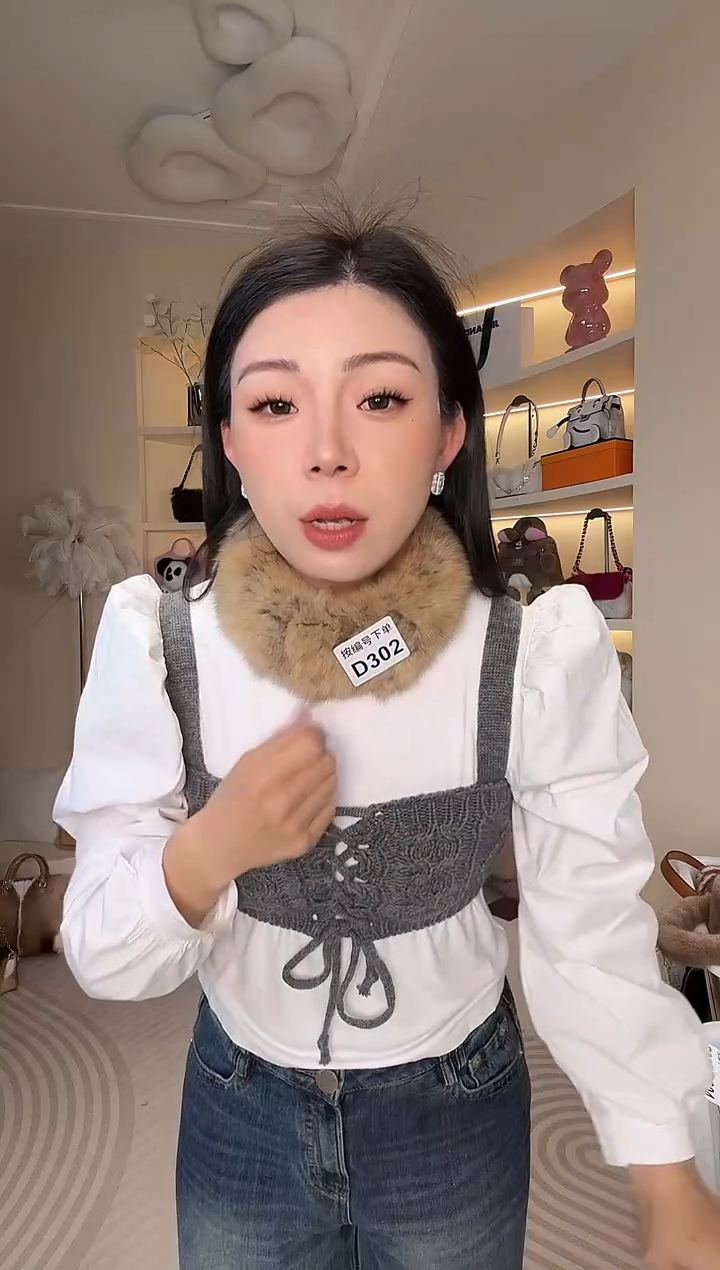 水貂毛【闪购商品】紫貂脖套D302