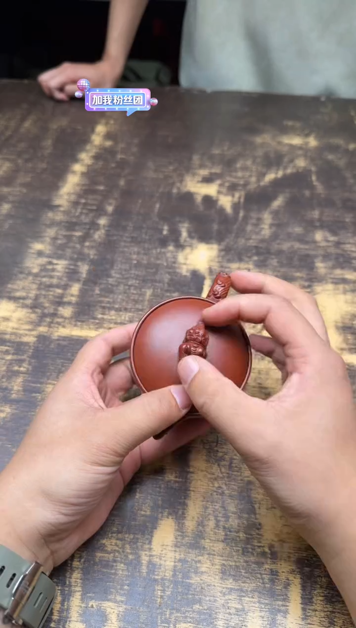 毛*头（预售）蒋振英大红袍鳄鱼壶